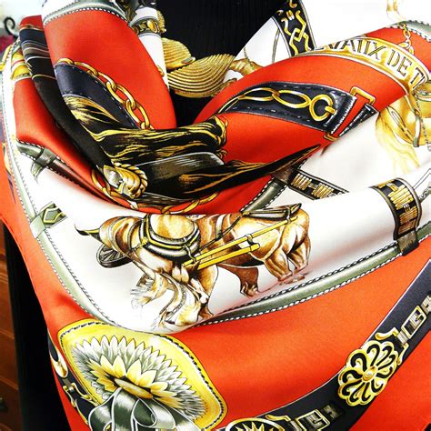 is hermes scarf authentic.